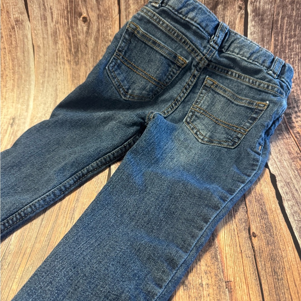 Preowned OshKosh B'gosh Blue Denim Jeans Size 18 Months Item #PHK7252 - Picture 3 of 3